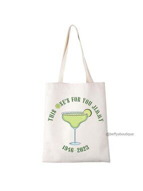 Canvas Tote Bag Singer Fan Gift Music Lover Parrot Memory Handbag